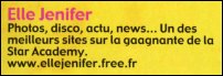 Elle ... Jenifer dans le magazine Prime Star
